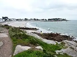 La plage de Saint-Colomban
