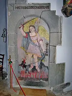 tableau et inscription "Maturin Le Bris, fabrique" [fabricien].