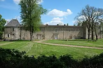 Abbaye de La Grâce-Dieu, bâtiment principal.