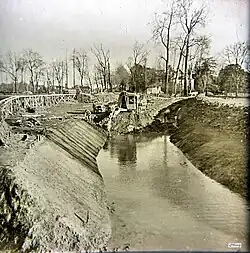 Travaux à la sortie de Marmande à Pont-de-Bayle.