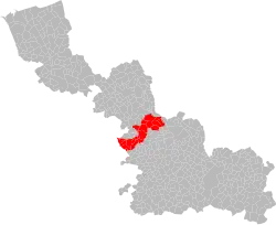 La quatorzième circonscription en 1958.