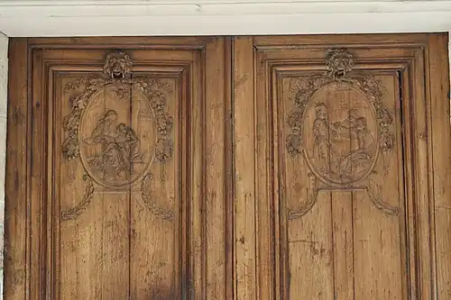 No&nbsp;14 : Détail de la porte.