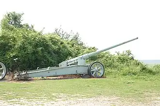 Canon de 155&nbsp;mm GPF (fort de la Pompelle).