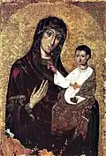 1659. Vierge Odigitria Barkolavovskaïa. Sur bois, tempera.