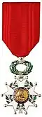 Croix de la Légion d'honneur.