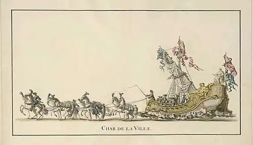  Mariage du Dauphin - Char de la Ville (1747)
