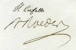 signature d'Antoine-Marie Roederer