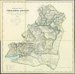 Description de l'image 1833. Detailed map of the Don Cossack Host.jpg.