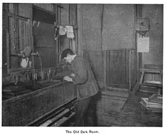 Chambre noire, rue Bromfield, avant 1893