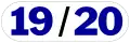 Logo de 19/20 du 9 septembre 1996 au 5 septembre 1999.
