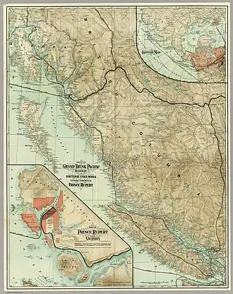 illustration de Chemin de fer du Grand Trunk Pacific