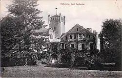 Château de Kobelau/Kobyla Glowa en 1914. Il est en ruines en 2014.