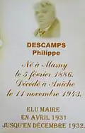 Philippe Descamps (1931-1932).