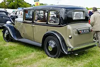 York Sixteen Berline cinq places 1935