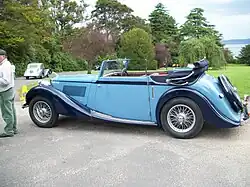 Tickford coupé décapotable 1938
