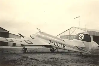 Description de l'image 1939 Tunisie Avion allemand.jpg.