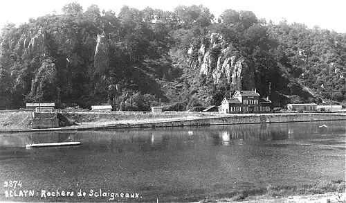 En 1948 avant la construction du 3e pont.