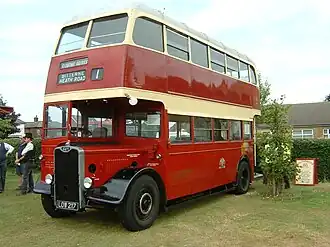 Omnibus Guy Arab III de 1954 de la Southampton Corporation.