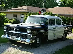 Chevrolet Bel Air 1956 police.