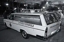 Ambulance Seat 1500 de la Croix-Rouge espagnole 1967