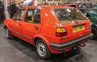 Arrière VW Golf II