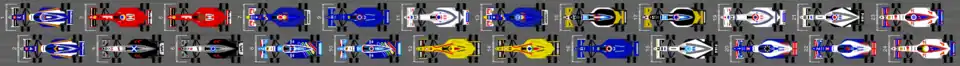 Schéma de la grille de qualification du Grand Prix d'Australie 1997.