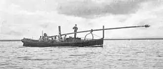 Manœuvre d'une torpille portée