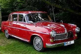 Pullman-Limousine Hansa 2400 , tricorps, 1955.