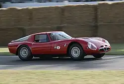 La "Giulia TZ2" de 1965, une des plus fameuses réalisations d'Autodelta.