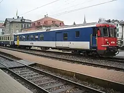 Voiture-pilote BDt ex CFF du BLS.