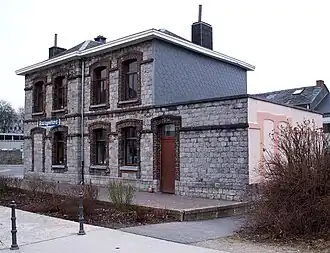 L'ancienne gare de Bastogne Nord en 2009, aujourd'hui un restaurant.