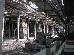 Chaine de traitement à l'intérieur.