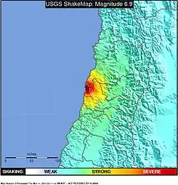 Image illustrative de l’article Séisme de 2010 à Pichilemu