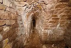 Reste de l'ancienne caponnière de saillant II (lightpainting). Photo : Thomas Bresson