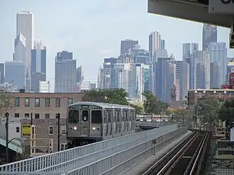 Image illustrative de l’article Ligne verte du métro de Chicago