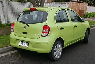 Nissan Micra IV phase 1