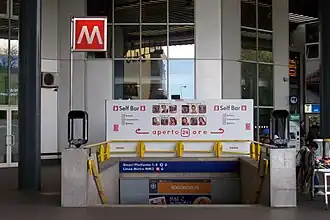 Un accès de la station.