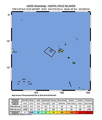Image illustrative de l’article Séisme de 2013 aux Îles Salomon