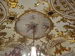 Détail du salon des Bustes