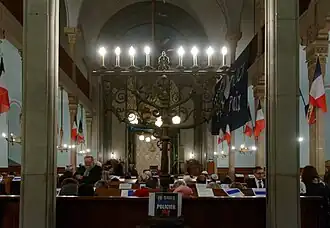 Cérémonie à la suite des attentats de janvier 2015.