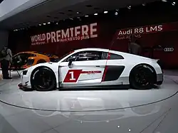 Première mondiale de l’Audi R8 LMS.
