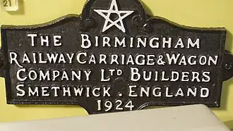 illustration de Birmingham Railway Carriage & Wagon Company
