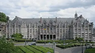 Palais provincial de Liège (style néogothique, Jean-Charles Delsaux)