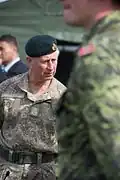 Charles III est le colonel en chef du régiment