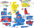 Résultats par parti par circonscription.
