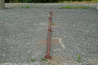 Le puits d'extraction.