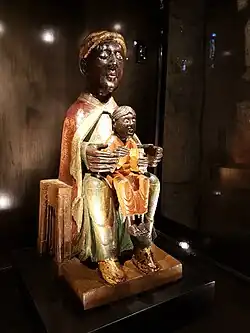 Statue de la Vierge noire du XIIe&nbsp;siècle