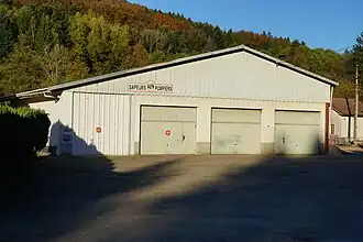 Le Centre de Première Intervention (CPI) des pompiers de Fresse.