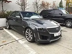 Cadillac CTS-V vue avant