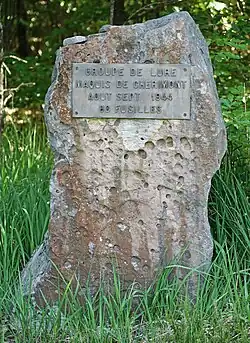 Stèle des fusillés.